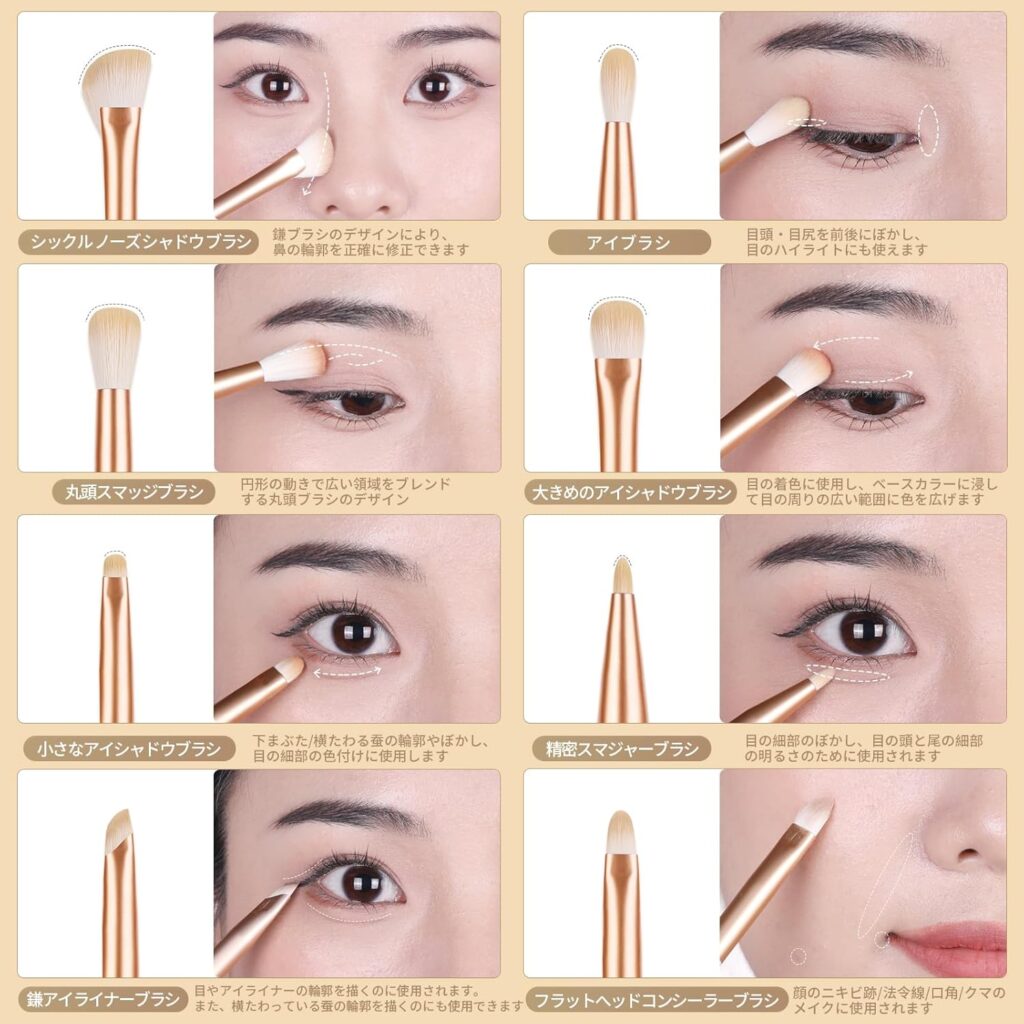 Amazon メイクブラシ